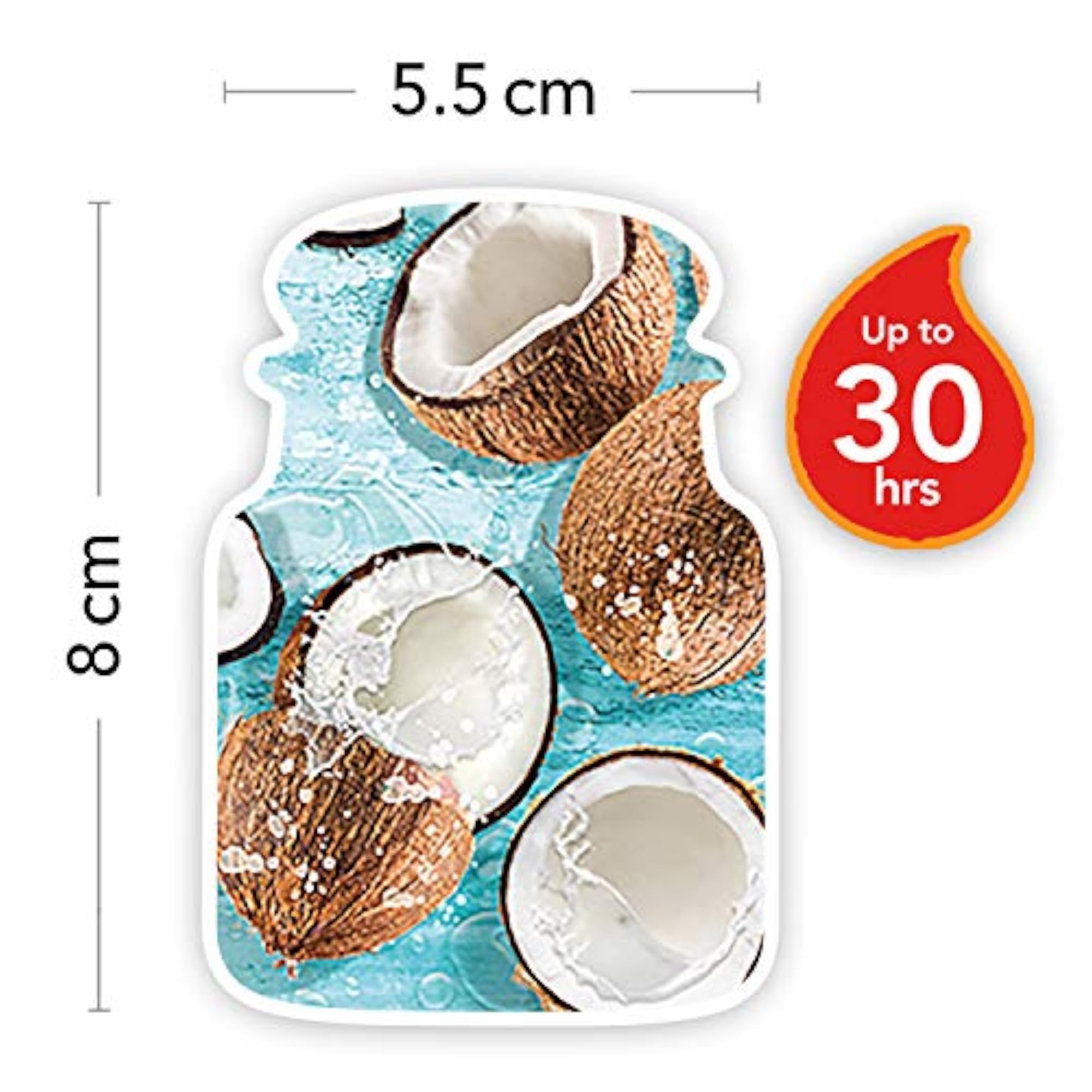 Small Coconut Splash Candle, One Size